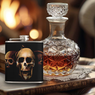 Skulls Hip Flask