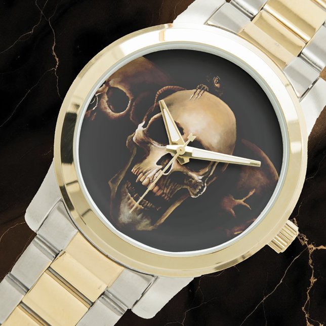 Skulls Human Black  Watch (Creator Uploaded)