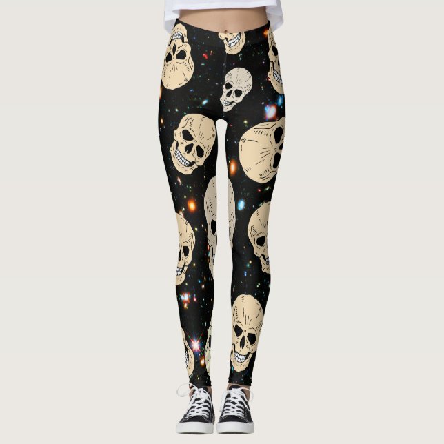 Skulls in Space Leggings (Front)