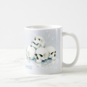 Skulls in the snow coffee mug