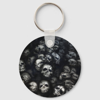 Skulls-Keychain/Schlüsselanhänger Key Ring