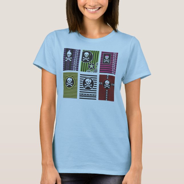 Skulls_ladies_tee T-Shirt (Front)