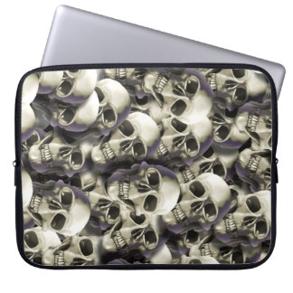 skulls laptop sleeve