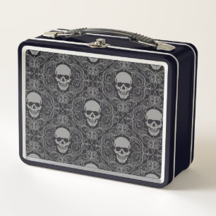 Skulls Metal Lunch Box
