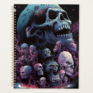 Skulls Monsters Horror Art Planner