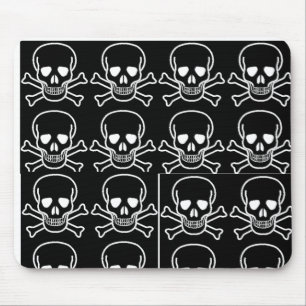 skulls mouse mat
