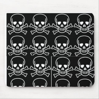 skulls mouse mat