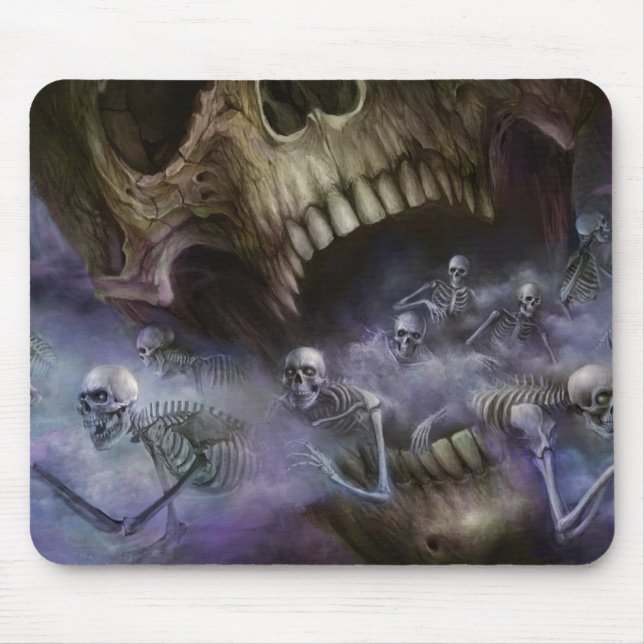 Skulls, Mouse Pad (Front)