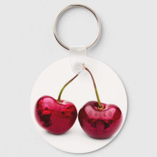 skulls n' cherries key ring (Front)