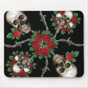 Skulls n Roses Mouse Mat