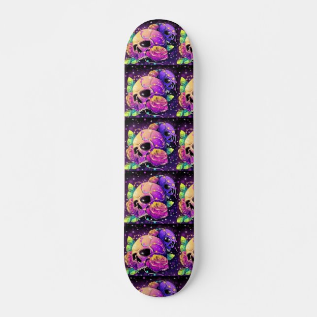 Skulls of the night skateboard (Front)