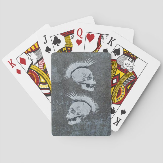 Skulls. Pack of Playing Cards. Cards (Back)