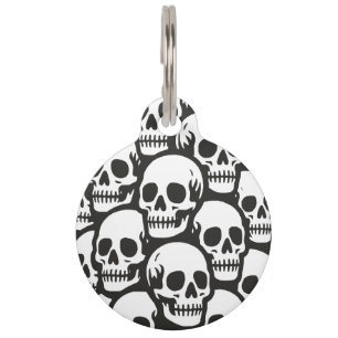 Skulls Pet Tag