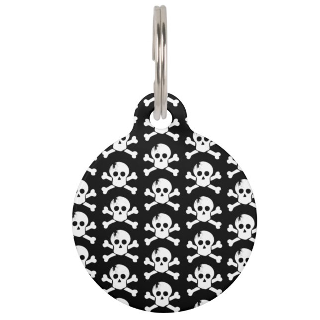 Skulls Pet Tag (Front)