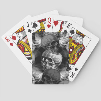 skulls playing cards
