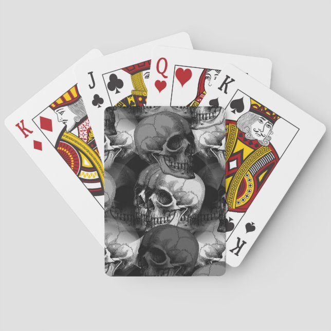 skulls playing cards (Back)