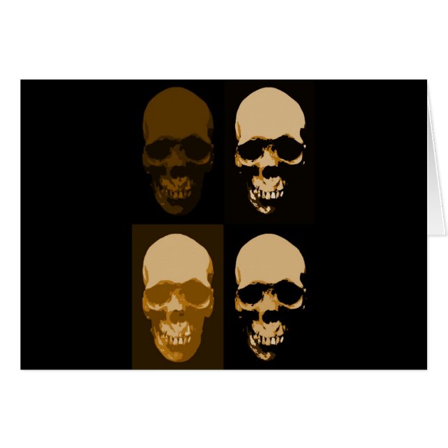 Skulls Pop Art Style (Front Horizontal)