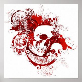 skulls poster