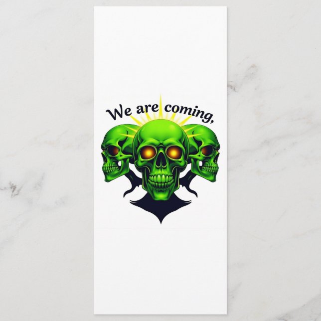 Skulls, Power, Mystery, Fear, Dark design, Boldnes Programme (Front)