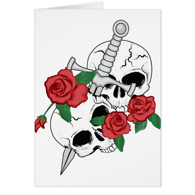 Skulls, Roses and Dagger (Front)