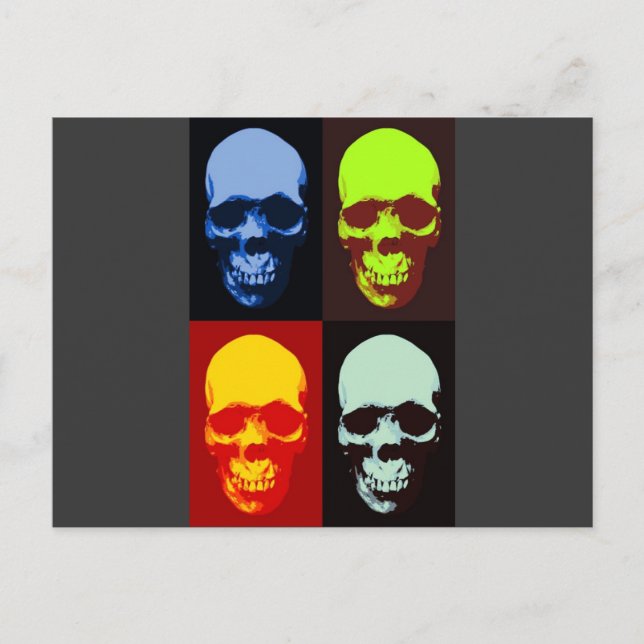 Skulls Skull Postcard (Front)