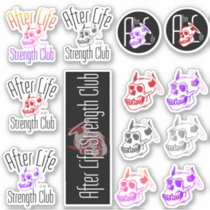 Skulls Skulls & More Skulls Stickers