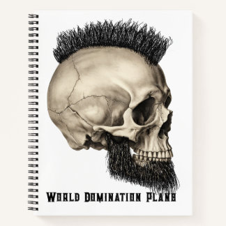 Skulls Spiral Notebook
