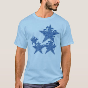 Skulls Stars Blue T-Shirt