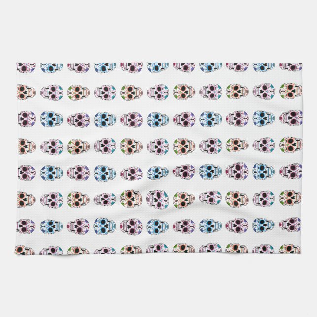 Skulls Tea Towel (Horizontal)