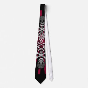 skulls tie