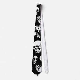 skulls tie