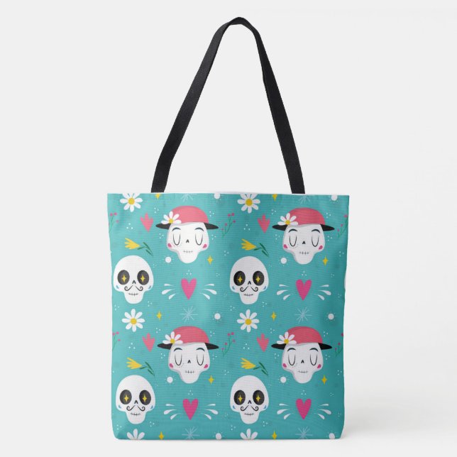 Skulls Tote Bag (Front)