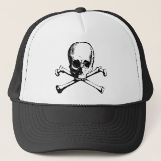 skulls trucker hat
