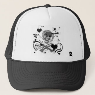 skulls trucker hat