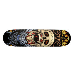 Skulls, Vampires and Bats customisable by Al Rio Skateboard