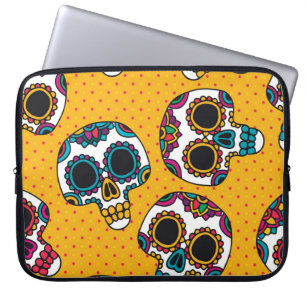 Skulls: vintage latino-american style. laptop sleeve