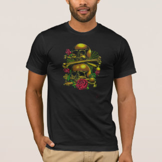 Skulls, Webs, and Roses T-Shirt