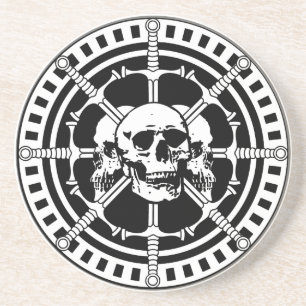 Skulls with Swords Coaster