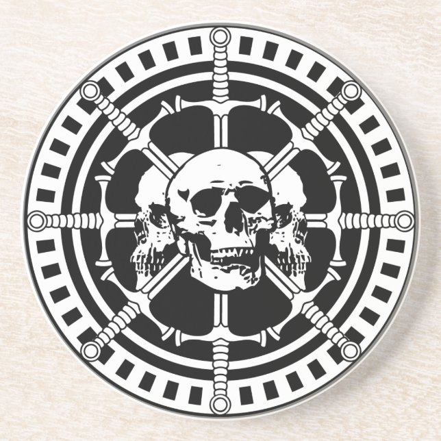 Skulls with Swords Coaster (Front)