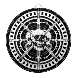 Skulls with Swords Dartboard