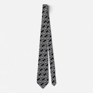 Skulls with Swords Tie