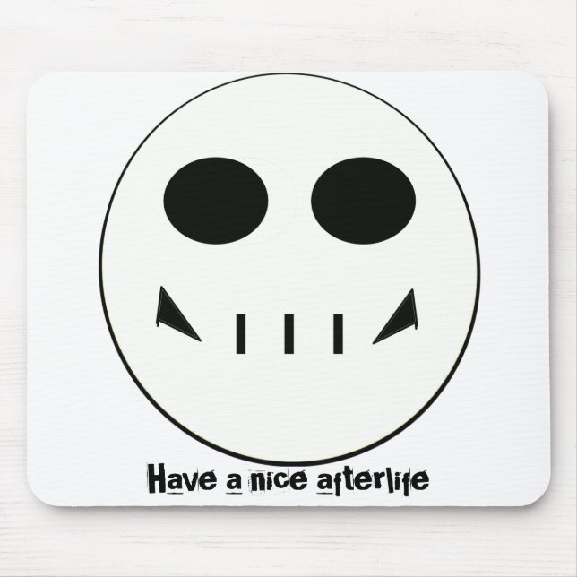 skullsmiley mouse mat (Front)