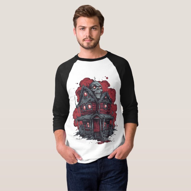 Skulltop Manor: A Nightmare Unleashed T-Shirt (Front Full)