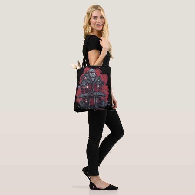 Skulltop Manor: A Nightmare Unleashed Tote Bag (On Model)