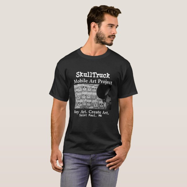 SkullTruck Mobile Art Project T-Shirt (Front Full)