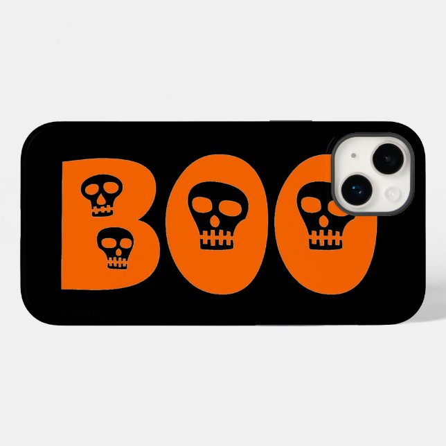 Skully "Boo" Case-Mate iPhone Case (Back (Horizontal))