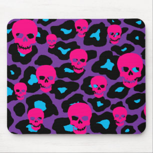 Skully Leopard Mouse Mat