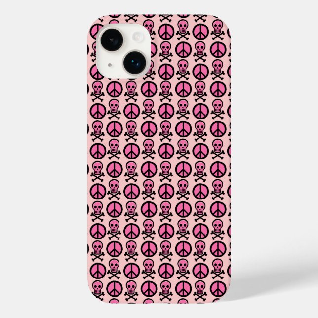 Skully Peace Case-Mate iPhone Case (Back)