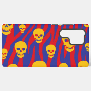 Skully Pop Zebra Samsung Galaxy Case