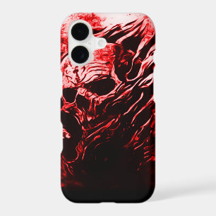 Skully Skull Red Dead Reaper Airbrush Art iPhone